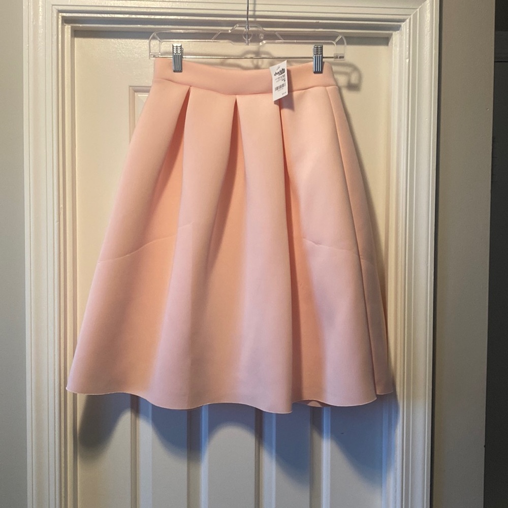 NWT Charlotte Russe Sz Medium pink scuba party skirt